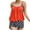 Red, variant on EINCcm Plus Size Tankini Swimsuits for Women Two Piece Tummy Control Bathing Suit Floral Print Tankini Top with Shorts