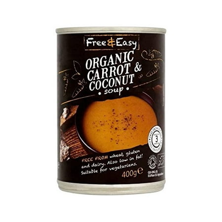 Free & Easy Organic Carrot & Coconut Soup 400g - Pack of