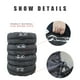 thumbnail image 4 of Juego de 4 piezas por pieza de cubierta de neumático de coche multicolor, accesorios para automóviles con estilo para automóviles Vehículos, repuestos y accesorios Mis signo rojo banda negra S Speravity VI000114-01, 4 of 6