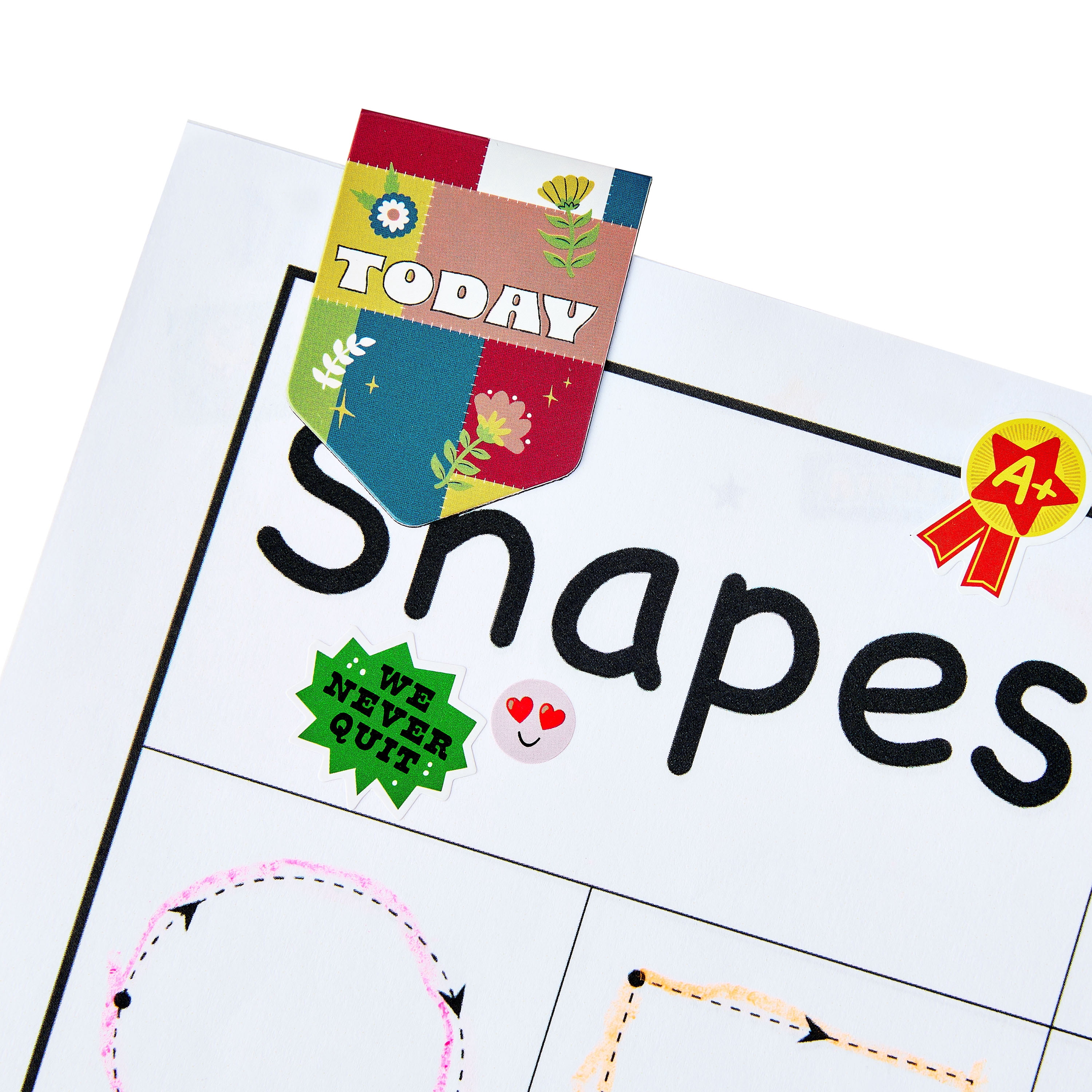 Pen+Gear Small Magnetic Bookmarks for Planners, Multicolor, 4 Count