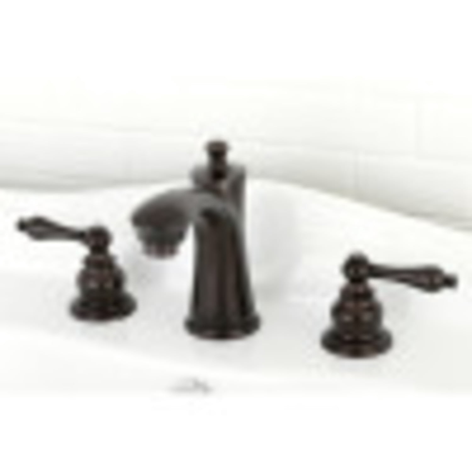 Kingston Brass KB7965AL 8 in. Widespread Bathroom Faucet, Oil Rubbed Bronze