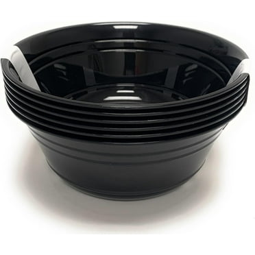 Mintra Home - (14968) Snack Bowl Small Black 6 Pack