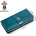 thumbnail image 3 of LAICAIW Women's Wallet Genuine Leather RFID Blocking Large Capacity Trifold Ladies Wallet, 3 of 6
