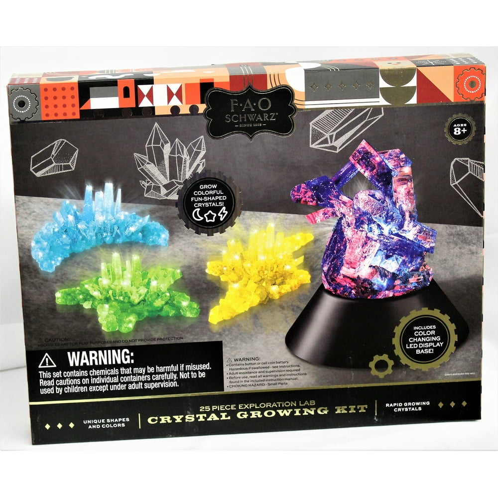 FAO SCHWARZ Exploration Lab Crystal Growing Kit, Red
