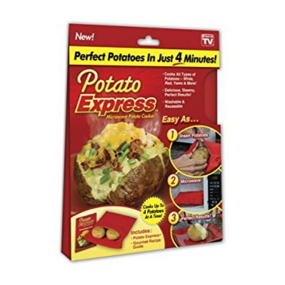 Potato Express Microwave Cooker Perfect Potatoes in Just 4 Minutes as Seen on TV- Small