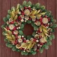 thumbnail image 3 of 20Pcs Christmas Artificial Leaf Sprays Picks,13.1In Glitter Bay Leaf Stems,Gold Christmas Tree Picks Sprays Ornaments for DIY Garland,Wreath, 3 of 6