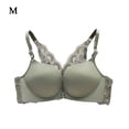 thumbnail image 1 of Sujetador sin costuras Apertura frontal Ropa interior de encaje Sin cables Sexy Bralette transpirable Racerback, Verde, 34/75 Speravity AP001113-06, 1 of 7
