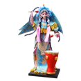 thumbnail image 4 of jifeng Opera Statue Figurines Decor Handicraft Figure Sculpture for Housewarming With Red Drum, 4 of 9