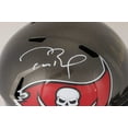 thumbnail image 3 of President Donald Trump  Tom Brady Signed Riddell Buccaneers NFL Helmet JSA COA, 3 of 10