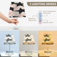 thumbnail image 4 of BZSMCE Table Lamp Creative Night Stars Pattern Simple Pattern Night Light, 4 of 8