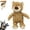 Brown, variant on HPZZ Toy, Bear Toy, Chew Toy, Unbreaka-Bear, Indestructible Bear Dog Toy, Extreme Bear for Aggressive Chewers Large Dogs (3*Mix)