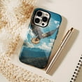 thumbnail image 6 of Mountain Eagle Soaring Under Sun Bold Wildlife Phone Case Compatible with iPhone 11/12/13/14/15/16 Pro Max Plus Protective Chic for Outdoor Explorers, 6 of 9