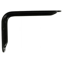 Knape & Vogt John Sterling Black Steel Bracket 8 in. L 125 lb.
