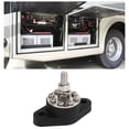 thumbnail image 4 of Bus Bar Junction Post, Universal High Strength 3/8in 180A Maximum Current Power Distribution Block Rust Proof Heavy Duty Brass with Transparent Cover for Ships, 4 of 7