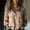 Pink, variant on Bovemsi Women Cotton Shirt Printed Fashion Down Shirts Casual Tops Long Sleeve Blouse, Brown Women's Summer Shirts, M