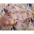 thumbnail image 5 of oneOone Silk Tabby Peach Fabric Yacht Sewing Fabric By The Yard Printed Diy Clothing Sewing Supplies 42 Inch Wide, 5 of 6