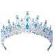 thumbnail image 4 of Tocado Shinning Princess Joyas para el cabello Rhinestone Tiara Corona nupcial Azul oscuro Fernando, 4 of 8