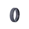 thumbnail image 4 of Men Women Titanium Steel Ring Matte Couple Rings Engagement Steel Ring Unisex Titanium Finger Ring Size 7-10, 4 of 6