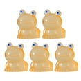 thumbnail image 2 of Soumake 5Pcs Frog Ornaments Vivid Image Resin Miniature Landscape Ornament Colorful Glow-in-the-Dark Frog Home Supplies, 2 of 8