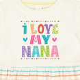 thumbnail image 4 of Inktastic I Love My Nana Grandkids Girls Baby Dress, 4 of 5