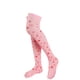 thumbnail image 1 of Sonducket 1 par de calcetines, suministros para fiestas, calcetines hasta la rodilla, bonitos patrones, regalo del Día de San Valentín, mangueras Medias corazon rosa Sonducket AP009348-16, 1 of 6