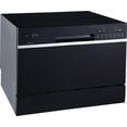 thumbnail image 1 of Mesa para lavavajillas EdgeStar DWP63 para 6 mesas, color negro, 1 of 8