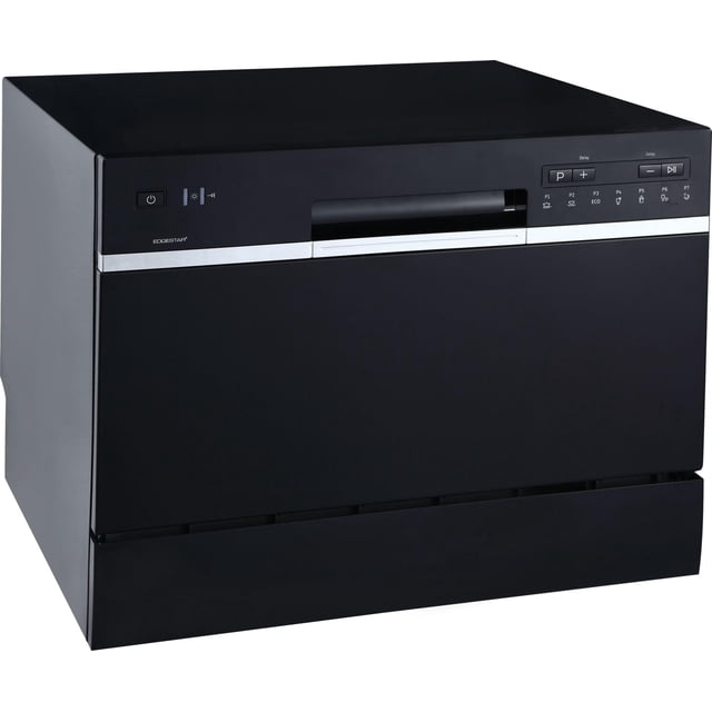 Mesa para lavavajillas EdgeStar DWP63 para 6 mesas, color negro