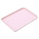 thumbnail image 1 of Matsuzay Bandeja plástica rectangular fácil de limpiar para las bandejas rectangulares plásticas diarias de la cocina de la bandeja del té Mostrada pequeño rosa, 1 of 6