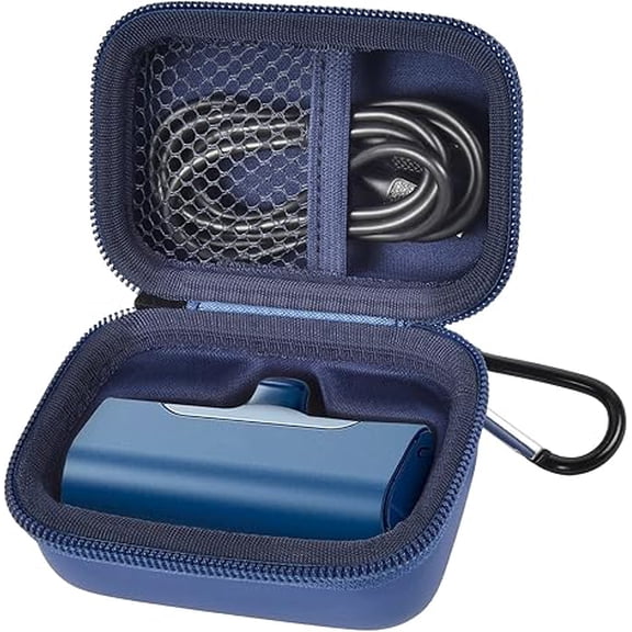 Portable Charger Power Bank Case for Swyop/for Taegila/for Kuulaa and More Small Charging Battery Pack - Bag Only (Blue)