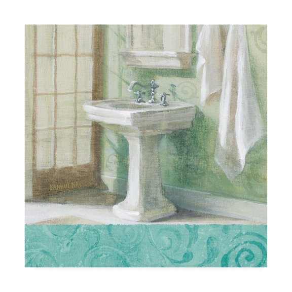 Trademark Fine Art 'Refresh Bath Border II' Canvas Art by Danhui Nai