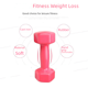 thumbnail image 4 of Mancuernas de plástico esmerilado hexagonales para mujer, equipo de fitness, juego de mancuernas deportivas de plástico para el hogar, mancuernas pequeñas de color, 4 of 4