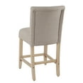 thumbnail image 6 of HomePop 24" Counter stool with nailheads, Multiple Colors, 6 of 9