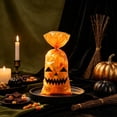 thumbnail image 6 of Halloween Treat Bags 50-Pack with Clear Cellophane Design, Candy and Cookie Packaging with Twist Ties, Party Favor Supplies for Gift Giving, 6 of 6