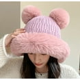 thumbnail image 3 of CoCopeaunt Women Cute Knit Hat Winter Fluffy Plush Lining Soft Warm Hats for Students Girls, 3 of 7