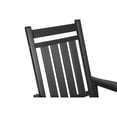 thumbnail image 2 of Contoured Seat, Weather - Proof Rocking Chair / All - Season Outdoor Relaxation, 2 of 5