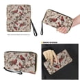 thumbnail image 4 of TSOVTHRID Cardinal Floral Print Tote Bag with Wallet, Shoulder Bags for Women Top Handle Handbag with Purse 2 PCS Set, Gray Large Casual Hobo Purse PU Wallet with Wristlet, 4 of 7