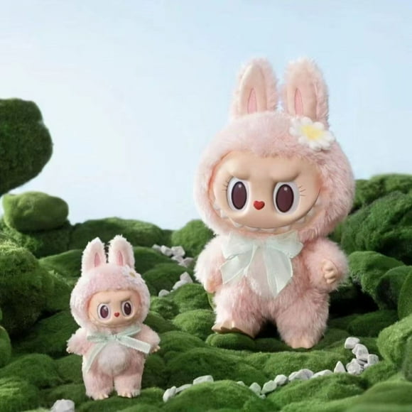 POP MART The Monsters Exciting Macaron Series Plush Pendant - Chestnut Cocoa Labubu Pop Mart Collectible Toy Popmart Blind Box Vinyl Face Plush Doll Unique Birthday Christmas Gift for Fans & Kids
