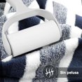 thumbnail image 3 of 3 Pcs Juego De Toallas de Baño de Microfibra Suaves y Absorbentes, Secado Rápido para Uso en Hogar, Gimnasio o Viaje (Gris Oscuro + Azul Oscuro + Negro), 3 of 4