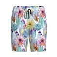 thumbnail image 3 of Yiaed Cactus1 for Men's Soft Sleep Pajama Short Lounging Pajama Shorts-3X-Large, 3 of 8