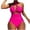 Pink Bikini Tankini Clearance, variant on OSFVNOXV Swim Suits for Women 2025 Summer Halter Cross Front Bikini Top Bodycon Cutout High Waisted Hipster Bathing Suit