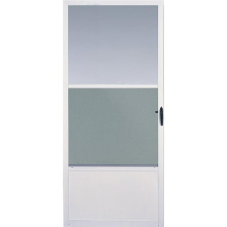 Larson Comfort Bilt Self Storing Aluminum Storm Door Brickseek