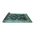 thumbnail image 2 of Ahgly Company Indoor Rectangle Oriental Light Blue Traditional Area Rugs, 8' x 12', 2 of 4