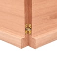 thumbnail image 3 of vidaXL Table Top Light Brown 180x50x(2-4)cm Treated Solid Wood Live Edge, 3 of 7