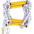 thumbnail image 1 of Fire Escape Ladder 2 Story, 16 FT Flame Resistant Fire Ladder 2 Story Window, Sturdy Emergency Ladder for Second Floor, Portable and Reusable Rope Ladders, Weight Capacity 2000 Pounds, 1 of 6