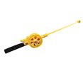 thumbnail image 1 of Mini Ice Fishing Rod 33cm Yellow Plastic Beginner Children Lake Pond River Fishing Reel Pole, 1 of 9