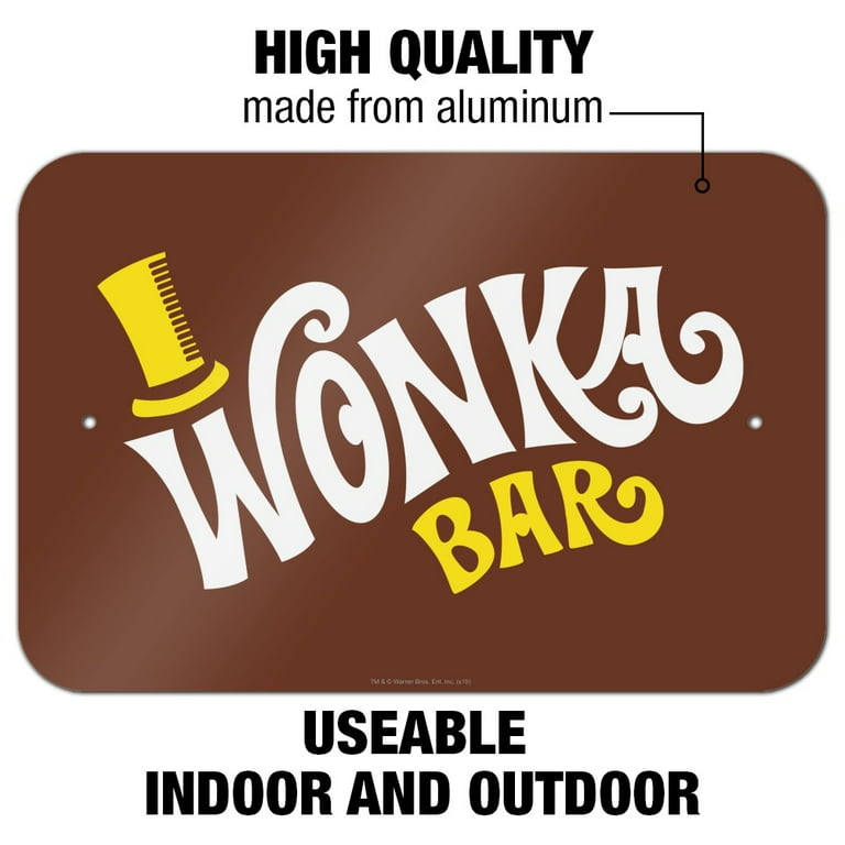 willy-wonka-and-the-chocolate-factory-wonka-bar-logo-home-business-office-sign-walmart-com for Free Printable Wonka Bar Wrapper Willy Wonka and the Chocolate Factory Wonka Bar Logo Home Business Office Sign - Walmart.com for Free Printable Wonka Bar Wrapper