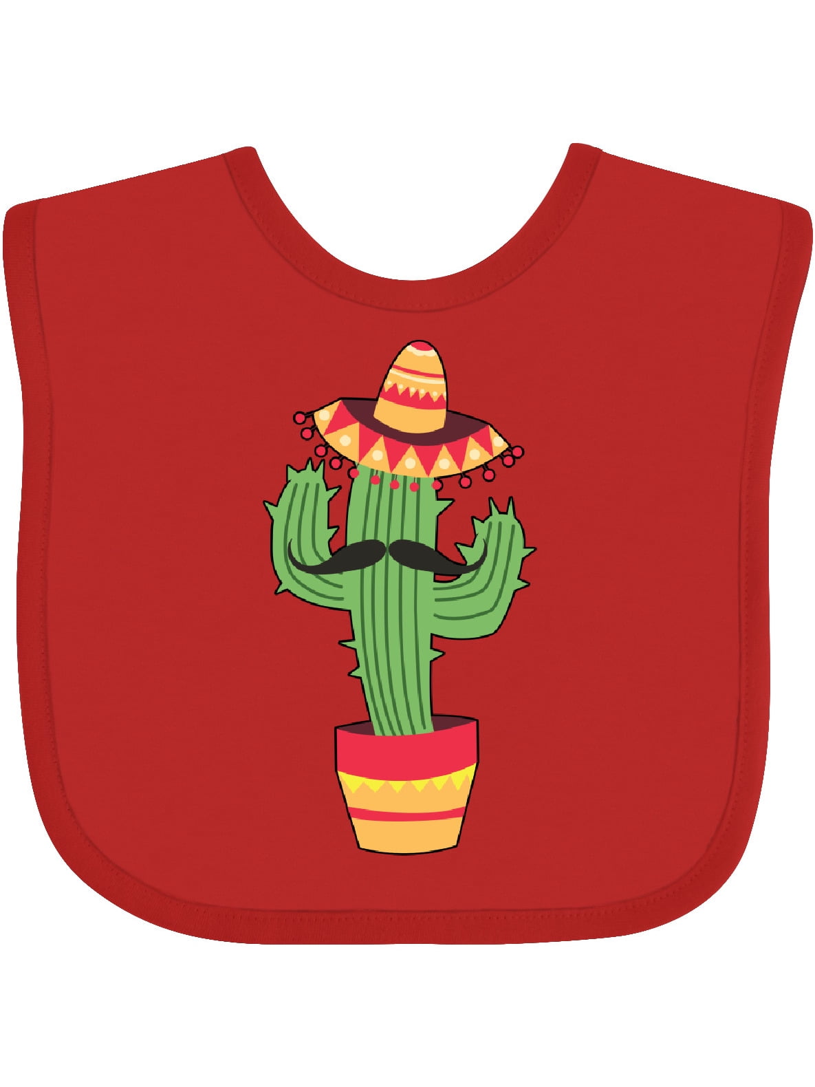 Cactus With A Mustache And Sombrero Cindo De Mayo Baby Bib Walmart Com Walmart Com