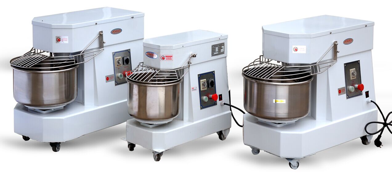 Hakka Commercial Dough Mixers 20 Quart Stainless Steel Speed Rising  Spiral Mixers-HTD20B(220V/60Hz,3 Phase)