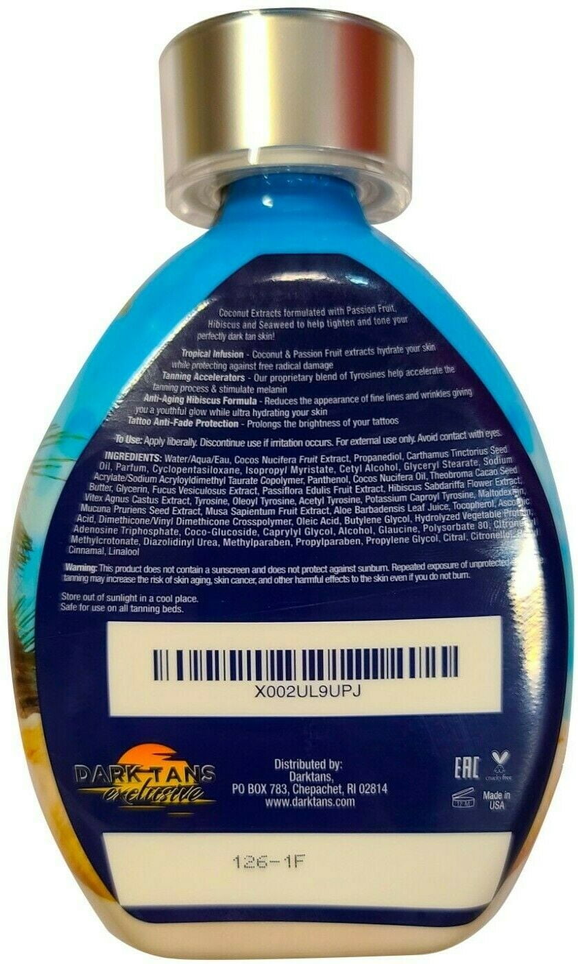 That's What Sea Said Coconut Tanning Bed Lotion Accelerator Indoor & Outdoor NEW