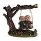 thumbnail image 2 of Figura de resina de pareja de ancianos felices, momentos dulces, aniversario de pareja de ancianos Columpio, 2 of 8
